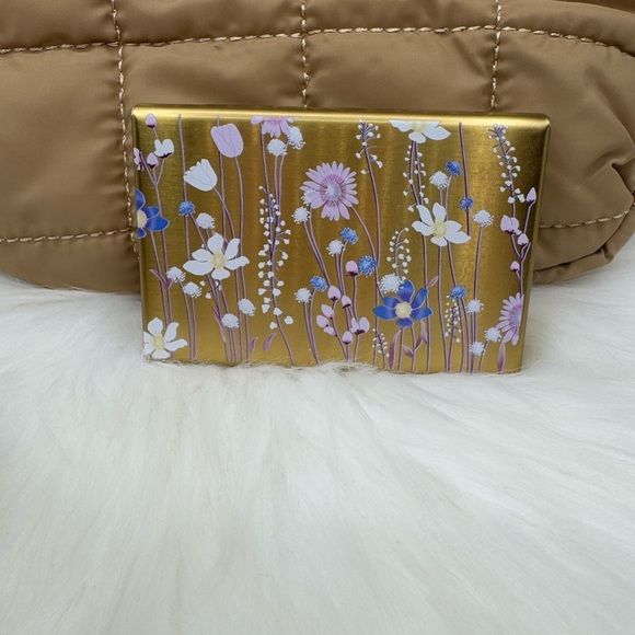 Puffer Quilted Nylon Material Hand Bag in tan with card case wallet Bundle - Picture 3 of 10